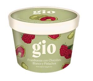 Frambuesas Bañadas en Chocolate Blanco y Pistacho